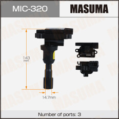 Катушка зажигания MASUMA, MITSUBISHI AIRTREK / 4G63T