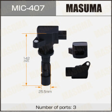 Катушка зажигания Masuma, для Mazda 3 / 5, арт. MIC-407