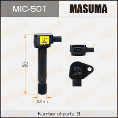 Катушка зажигания Masuma (D17A / EU3 / EU4), арт. MIC-501