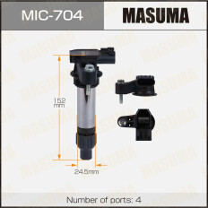 Катушка зажигания Masuma, для Suzuki Grand Vitara / Opel Insignia (A28NER / N32A), арт. MIC-704