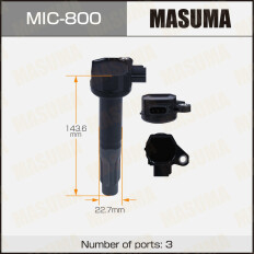 Катушка зажигания Masuma, для Subaru Legacy / Outback (EJ25), арт. MIC-800