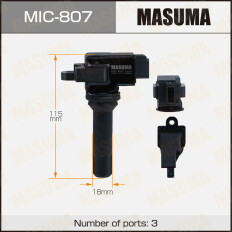 Катушка зажигания Masuma, для Subaru Forester / Impreza (FB20A / FB16), арт. MIC-807