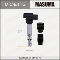 Катушка зажигания Masuma, для Skoda Fabia / Volkswagen Polo, арт. MIC-E415