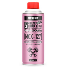Промывка масляной системы Masuma 5-minute Motor Flush, 5-минутная, удаляет углеродистые отложения, шлам и продукты износа, бутылка 443мл, арт. MOX-127