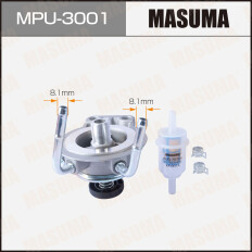 Насос подкачка топливного фильтра Masuma, для Mitsubishi Delica, для двигателе PD8W / PE8W / PF8W, арт. MPU-3001