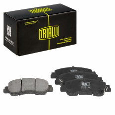 Колодки тормозные дисковые Trialli, передние, комплект на ось (4 шт), арт. PF 1108
