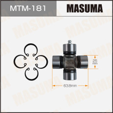 Крестовина вала карданного Masuma 25x63.8