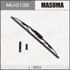 Щетка стеклоочистителя Masuma Optimum 325мм (13") каркасная, летняя, крепления J-Hook, Side Pin, Bayonet, 1 шт, арт. MU-013S