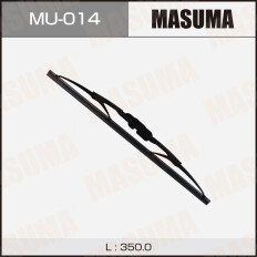 Щетка стеклоочистителя Masuma Nano Graphite 350мм (14") каркасная, летняя, с графитовым напылением, крепление J-Hook, 1 шт, арт. MU-014