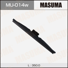 Щетка стеклоочистителя Masuma Nano Graphite 350мм (14") каркасная зимняя, с графитовым напылением, крепление J-Hook, 1 шт, арт. MU-014W