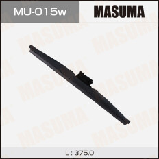 Щетка стеклоочистителя Masuma Nano Graphite 375мм (15") каркасная зимняя, с графитовым напылением, крепление J-Hook, 1 шт, арт. MU-015W