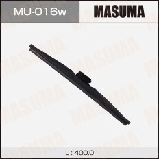 Щетка стеклоочистителя Masuma Nano Graphite 400мм (16") каркасная зимняя, с графитовым напылением, крепление J-Hook, 1 шт, арт. MU-016W