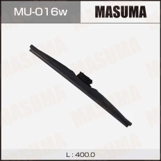 Щетка стеклоочистителя Masuma Nano Graphite 400мм (16") каркасная зимняя, с графитовым напылением, крепление J-Hook, 1 шт, арт. MU-016W