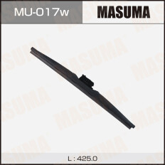 Щетка стеклоочистителя Masuma Nano Graphite 425мм (17") каркасная зимняя, с графитовым напылением, крепление J-Hook, 1 шт, арт. MU-017W