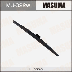 Щетка стеклоочистителя Masuma Nano Graphite 550мм (22") каркасная зимняя, с графитовым напылением, крепление J-Hook, 1 шт, арт. MU-022W