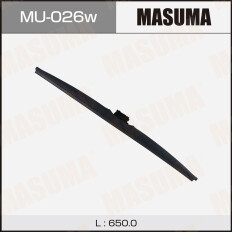 Щетка стеклоочистителя Masuma Nano Graphite 650мм (26") каркасная зимняя, с графитовым напылением, крепление J-Hook, 1 шт, арт. MU-026W
