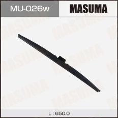 Щетка стеклоочистителя Masuma Nano Graphite 650мм (26") каркасная зимняя, с графитовым напылением, крепление J-Hook, 1 шт, арт. MU-026W