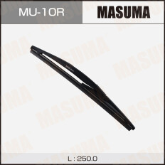 Щетка стеклоочистителя Masuma Rear 250мм (10"), каркасная, всесезонная, для заднего стекла, крепление Roc Lock 3, 1 шт, арт. MU-10R