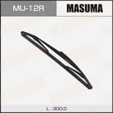 Щетка стеклоочистителя Masuma Rear 300мм (12"), каркасная, всесезонная, для заднего стекла, крепление Roc Lock 2, 1 шт, арт. MU-12R
