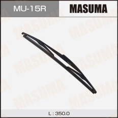Щетка стеклоочистителя Masuma Rear 350мм (14"), каркасная, всесезонная, для заднего стекла, крепление Roc Lock 2, 1 шт, арт. MU-15R