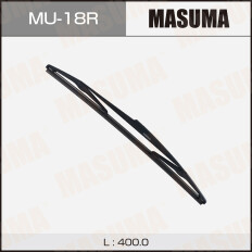 Щетка стеклоочистителя Masuma Rear 400мм (16"), каркасная, всесезонная, для заднего стекла, крепление Roc Lock 2, 1 шт, арт. MU-18R