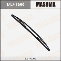 Щетка стеклоочистителя Masuma Rear 400мм (16"), каркасная, всесезонная, для заднего стекла, крепление Roc Lock 3, 1 шт, арт. MU-19R