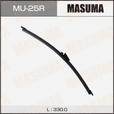 Щетка стеклоочистителя Masuma Rear 330мм (13"), бескаркасная, всесезонная, для заднего стекла, крепление V-Notch, 1шт, арт. MU-25R