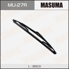 Щетка стеклоочистителя Masuma Rear 300мм (12"), каркасная, всесезонная, для заднего стекла, крепление Snap Claw, 1 шт, арт. MU-27R