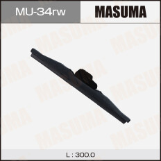Щетка стеклоочистителя Masuma Rear 300мм (12"), каркасная, зимняя, для заднего стекла, с графитовым напылением, 1 шт, арт. MU-34rw