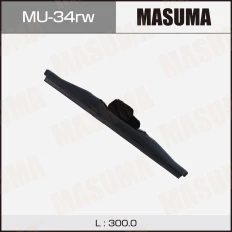 Щетка стеклоочистителя Masuma Rear 300мм (12"), каркасная, зимняя, для заднего стекла, с графитовым напылением, 1 шт, арт. MU-34rw