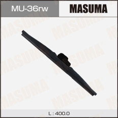 Щетка стеклоочистителя Masuma Rear 400мм (16"), каркасная, зимняя, для заднего стекла, с графитовым напылением, 1 шт, арт. MU-36rw