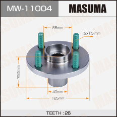 Ступица колеса Masuma, передняя, для Toyota Corolla, арт. MW-11004