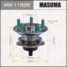 Ступица колеса Masuma, арт. MW-11528