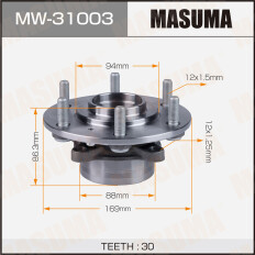 Ступица колеса Masuma, передняя, для Mitsubishi Pajero, арт. MW-31003