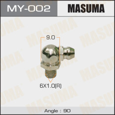 Тавотница Masuma, M6x1(R), угол 90°, арт. MY-002