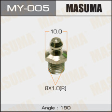Тавотница Masuma, M8x1(R), угол 180°, арт. MY-005