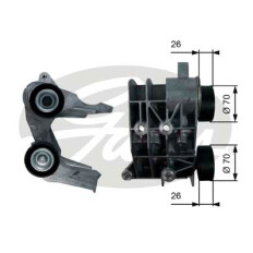 Натяжитель приводного ремня с роликом Gates DriveAlign, арт. T36107