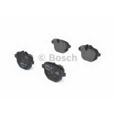 Колодки тормозные дисковые Bosch, задние, комплект на ось (4 шт), арт. 0 986 494 432