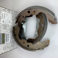 Колодки тормозные барабанные Renault, комплект на ось (4 шт), арт. 7701210109