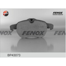 Колодки тормозные дисковые Fenox, передние, комплект на ось (4 шт), арт. BP43073