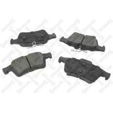 Колодки тормозные дисковые Stellox, задние, для Ford Focus, Mazda 3, комплект на ось (4 шт), арт. 000 081B-SX