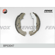 Колодки тормозные барабанные Fenox, комплект на ось (4 шт), арт. BP53047