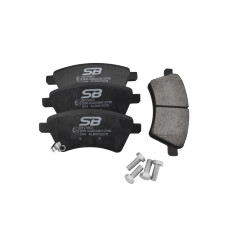 Колодки тормозные дисковые SB NAGAMOCHI, передние, комплект на ось (4 шт), арт. BP29803