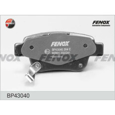 Колодки тормозные дисковые Fenox задние, комплект на ось (4 шт), арт. BP43040