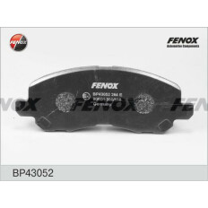 Колодки тормозные дисковые Fenox передние, комплект на ось (4 шт), арт. BP43052