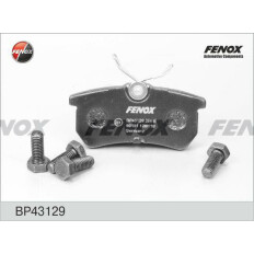 Колодки тормозные дисковые Fenox, задние, комплект на ось (4 шт), арт. BP43129