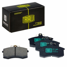 Колодки тормозные дисковые Trialli, комплект на ось (4 шт), арт. PF 965