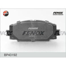 Колодки тормозные дисковые Fenox передние, комплект на ось (4 шт), арт. BP43192