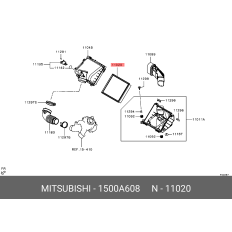 Фильтр воздушный Mitsubishi, арт. 1500A608