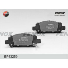 Колодки тормозные Fenox дисковые, арт. BP43259